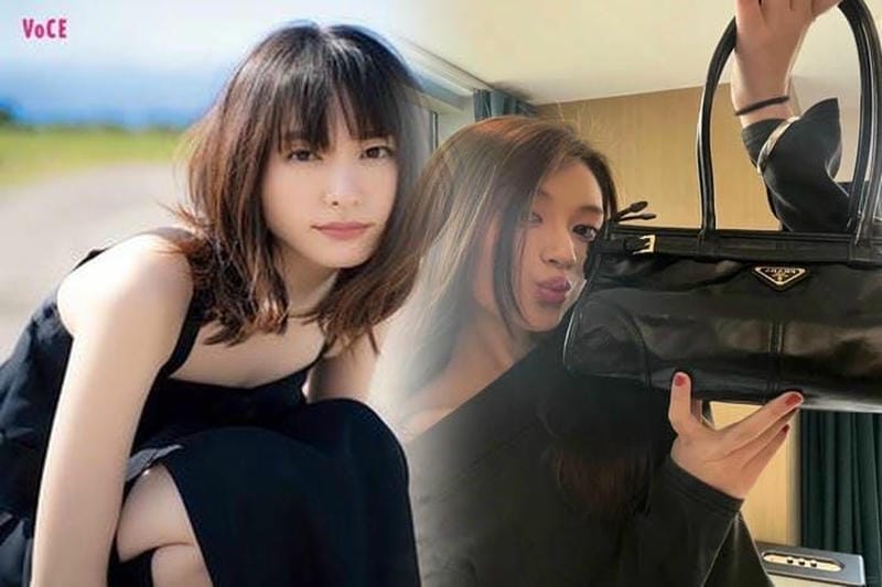 PRADA新作“平行四辺形のピース”バケツ型バッグ、三角ピースの新色も