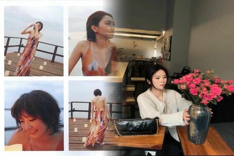 PRADA ファブリック ハンドバッグ