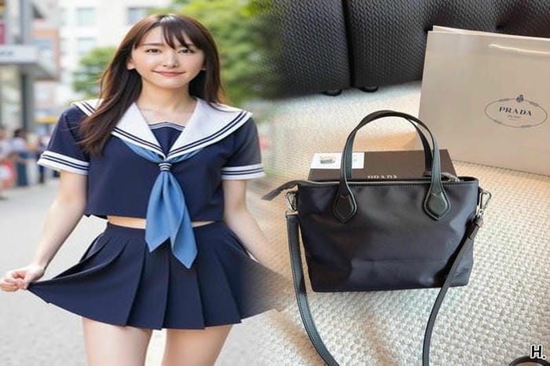 PRADA(プラダ) 1BG835 カゴ バッグ 2WAY バンブー