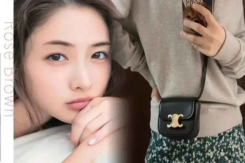 人気新作 セリーヌ ショルダーバッグ ファルコ ミディアム バッグ トリオンフキャンバス