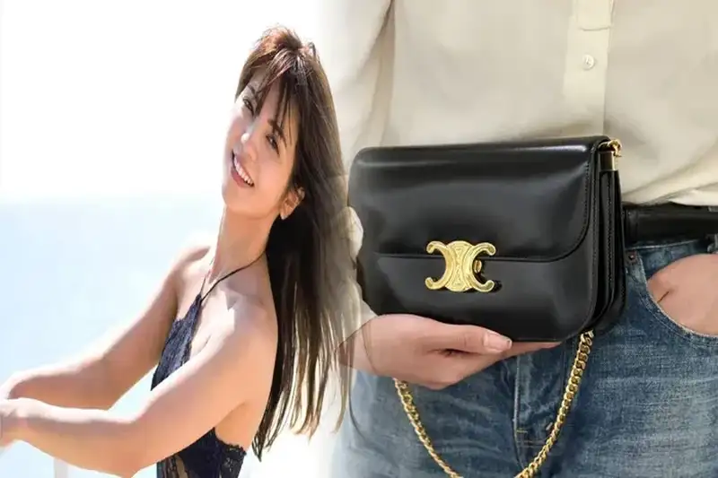 【セリーヌ】“週７持ちたい黒バッグ”は「トリオンフ 偽物」に決定！