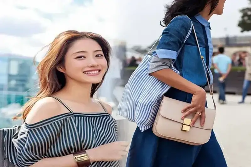 布素材のセリーヌ バッグでカジュアルに決める！おすすめスタイル