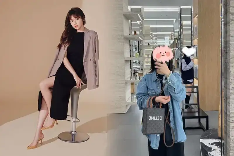 ミニバーティカルカバ セリーヌ トートバック トリオンフ キャンバス