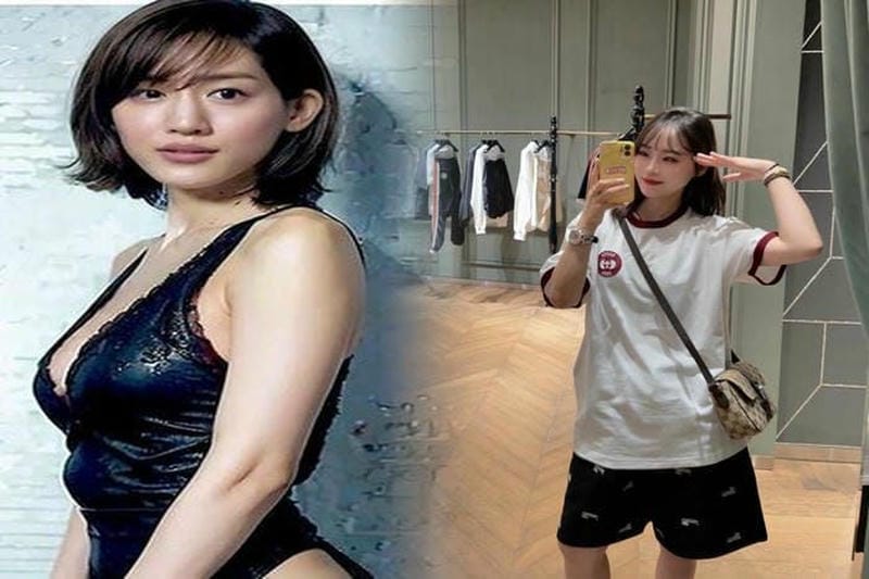 花柄のグッチショルダーバッグで華やかなスタイルに