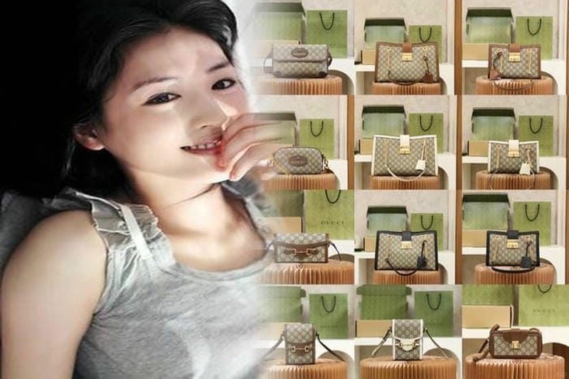 GUCCI GGスプリーム モノグラム ショルダーバッグ