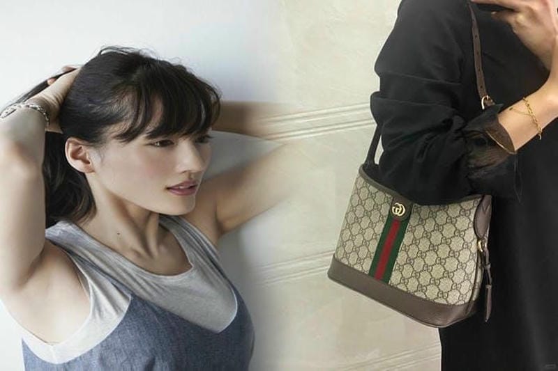 ゴブラン織りバッグでクラシカルに！グッチのレトロスタイル