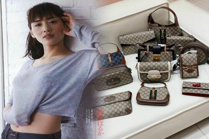 花柄リュックで差をつける！グッチのカジュアルスタイル