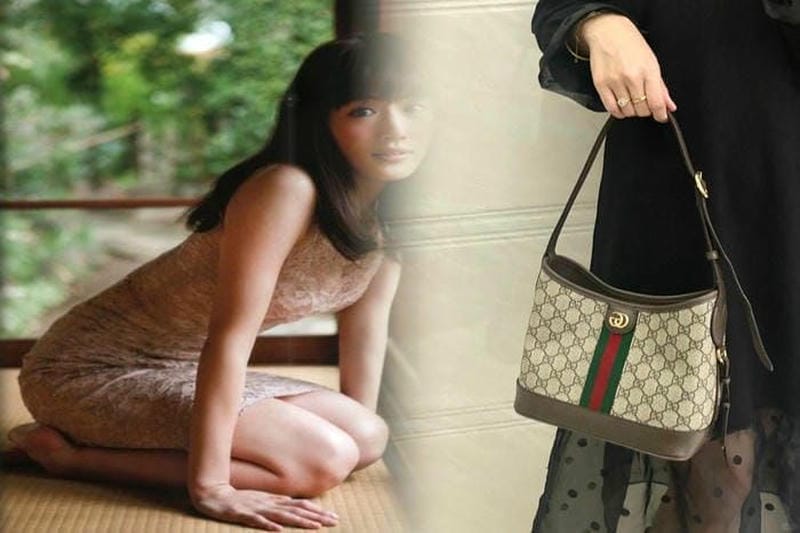 グッチ&ノースフェイスのボディバッグ、この黒色かこれの色違いの方どちらを買いますか？