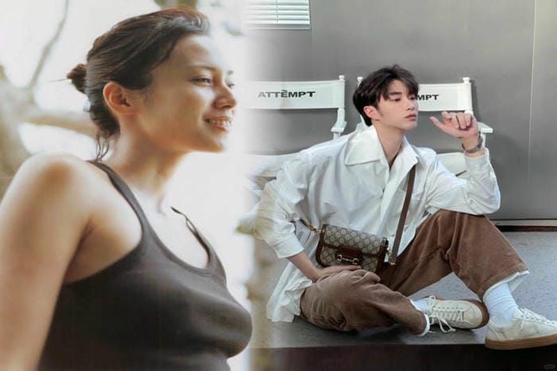 マジックテープ仕様のグッチバッグでカジュアルに持ち運び