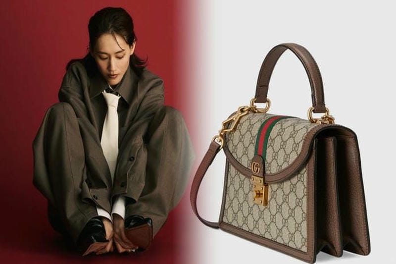 グッチ キャンバス ショルダー バッグ