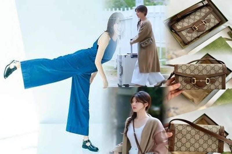 グッチの16シリーズショルダーバッグで上品なスタイル