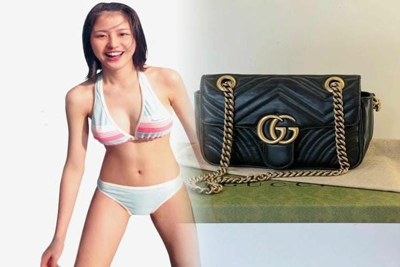 gucci マーモント ショルダー バッグ