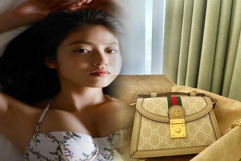 きれいめスタイルに合わせたい！縦横2WAYで使えるGUCCI（グッチ）のレザーショルダーバッグ