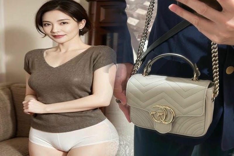 ノラサラザールと彼女の70年代ビンテージグッチバッグ