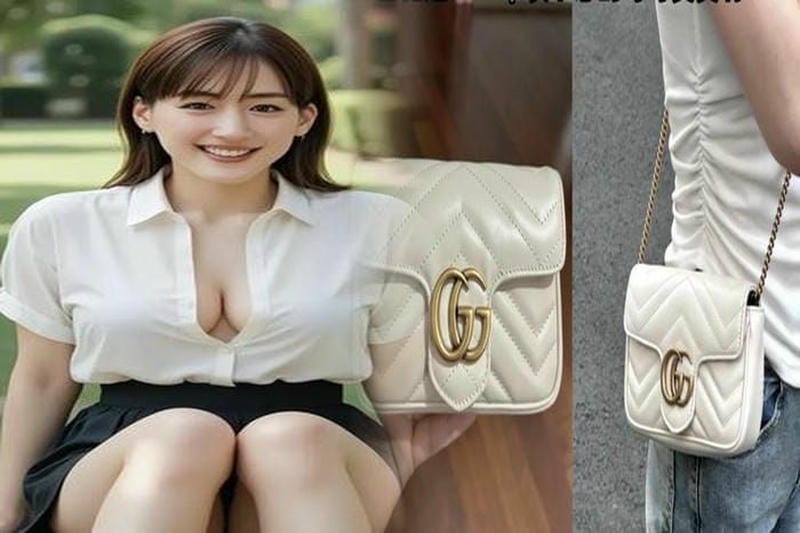 GUCCI GGスプリーム モノグラム ショルダーバッグ