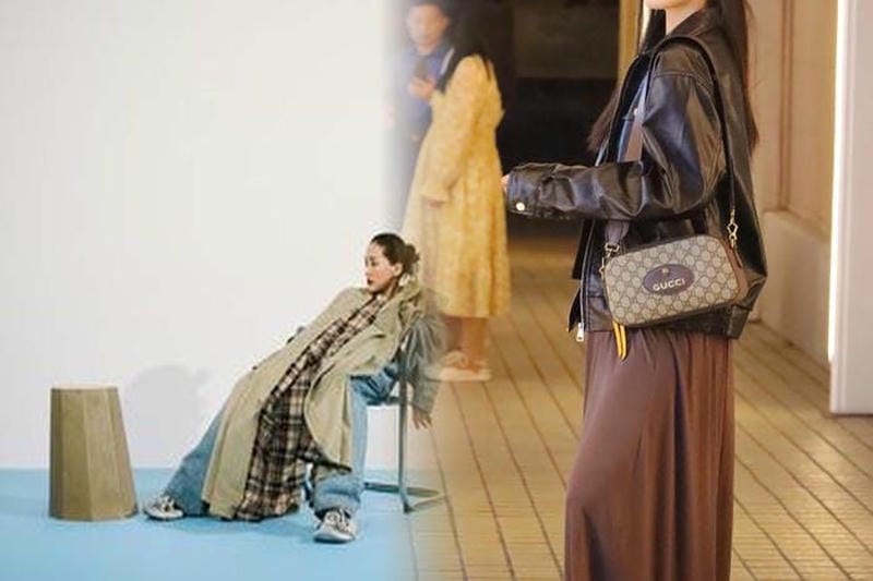 グッチ gg キャンバス ショルダー バッグ