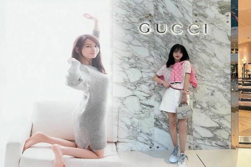 gucci ショルダー バッグ コーデ