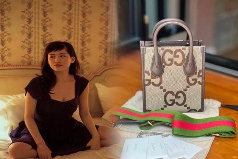 GUCCI GGスプリーム モノグラム ショルダーバッグ