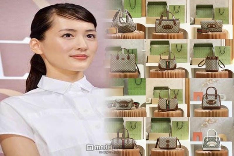 GUCCI〔グッチ ズゥミ〕スモール トップハンドルバッグ