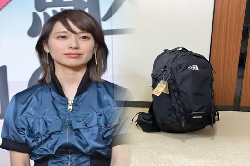 通学用の人気リュック！ノース フェイスの黒リュックコーデ例