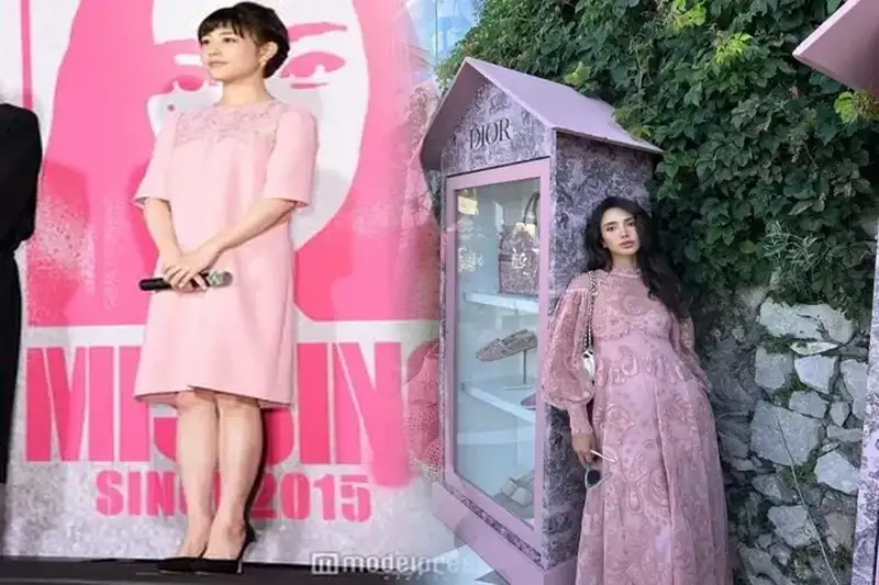 dior バッグ ピンク