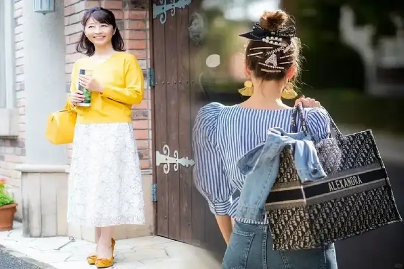 レディ ディオールバッグのチャームは何色？