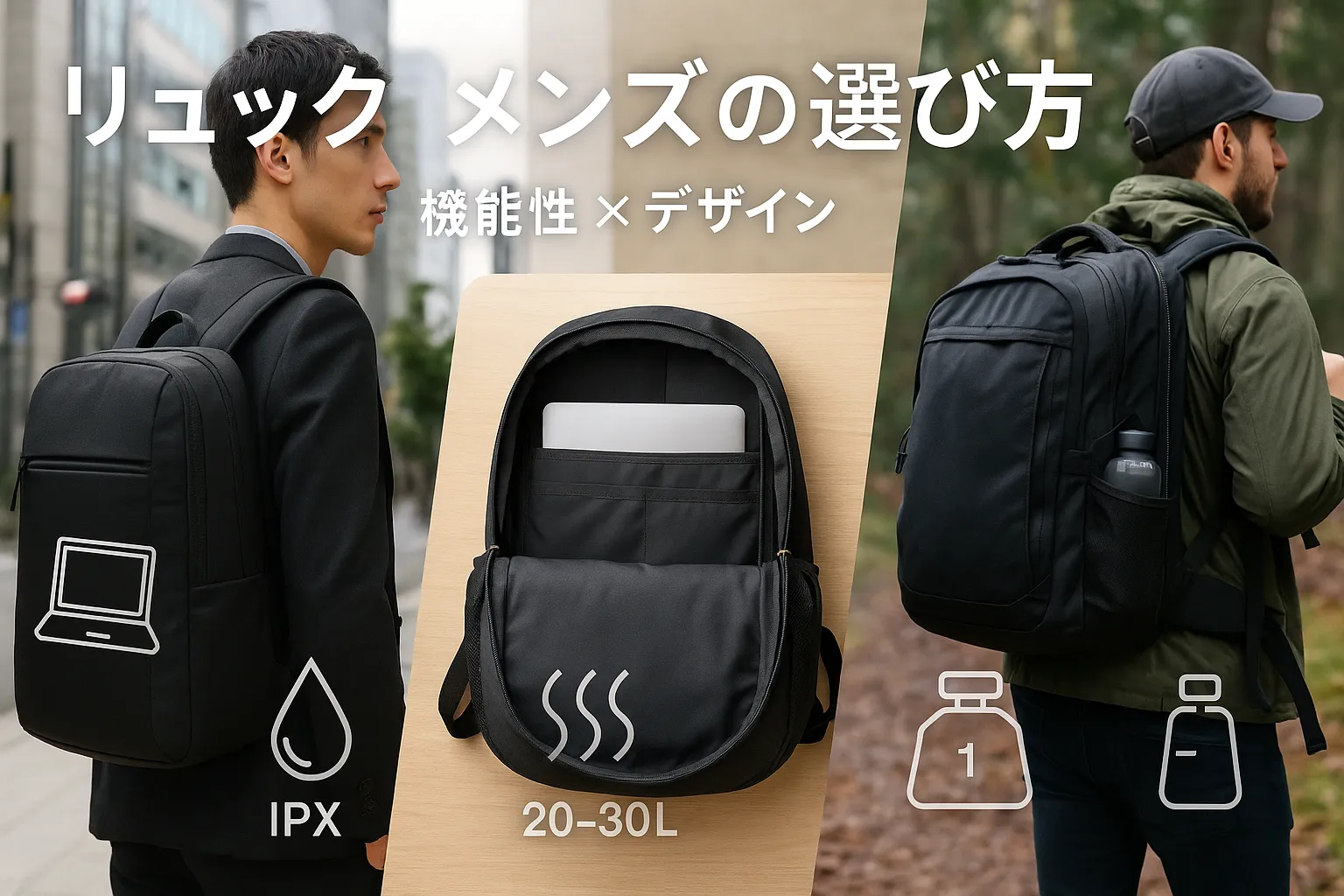 4. リュック メンズの選び方｜機能性とデザインの両立.webp