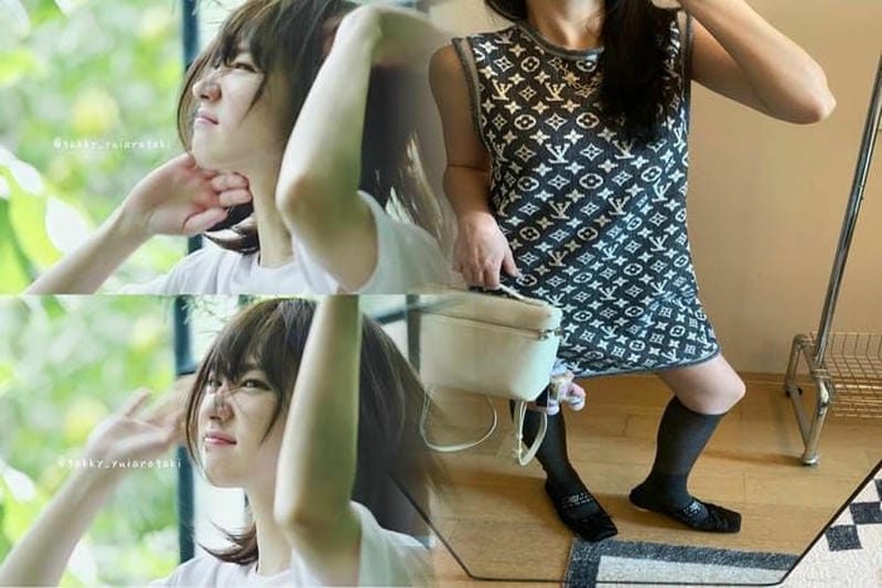 心地よいシルクのルイヴィトンワンピースをデイリールックの定番に