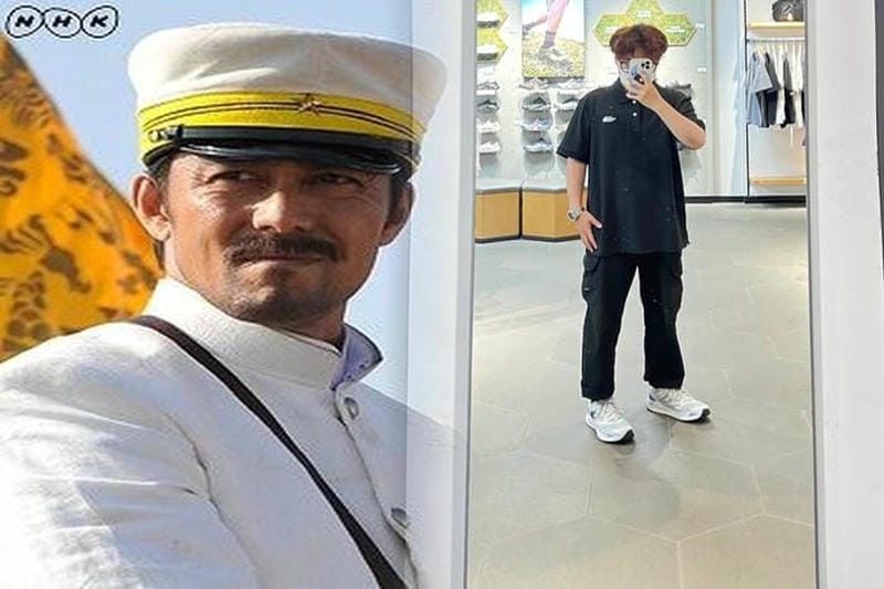 ノース フェイス 茶 タグ