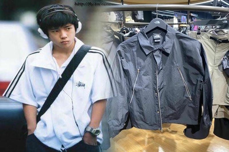 ノース フェイス 茶 タグ 復刻