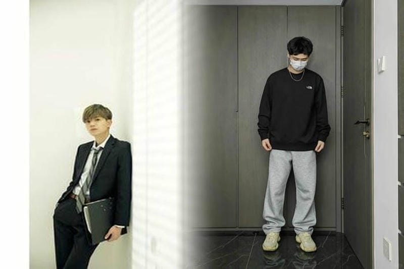 ノース フェイス white label