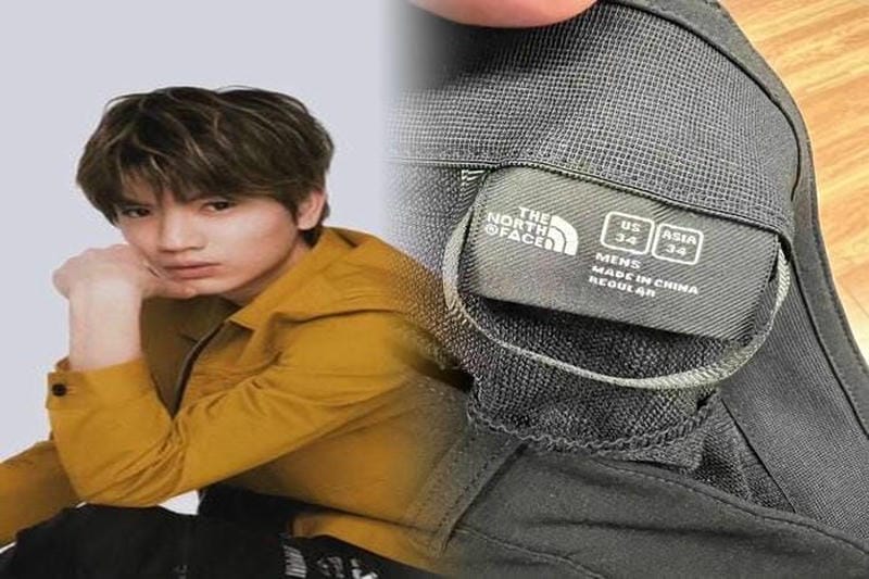 ブリティッシュ カーキ ノース フェイス