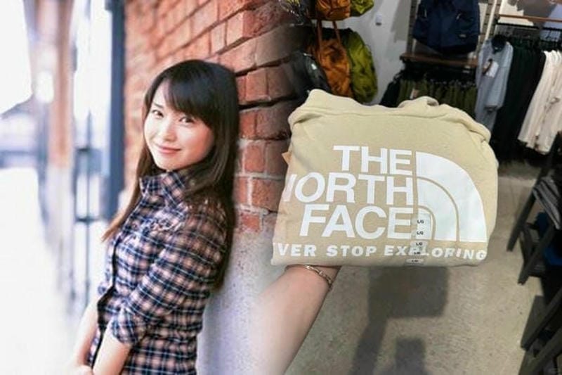 ノース フェイス スクエア ロゴ フーディー