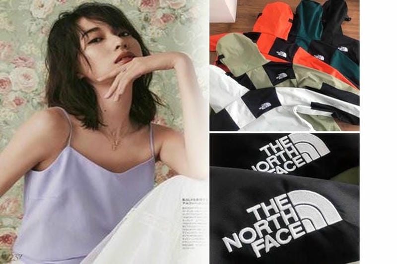 ノース フェイス ニット 帽 ベージュ