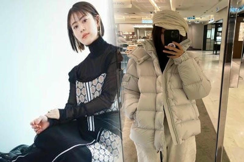 意外性抜群のMONCLER ブラック ダウンジャケット