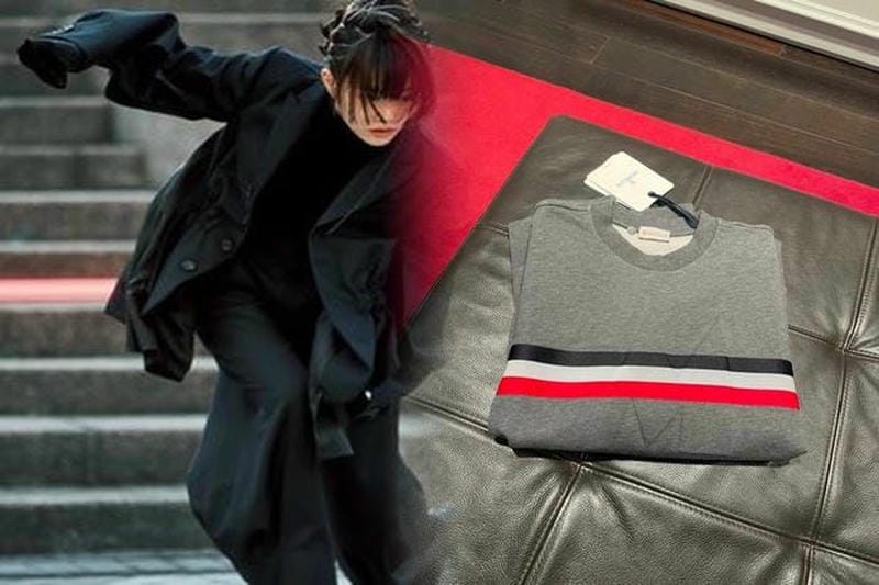 22年秋冬新作 MONCLER ナイロンポケットニット