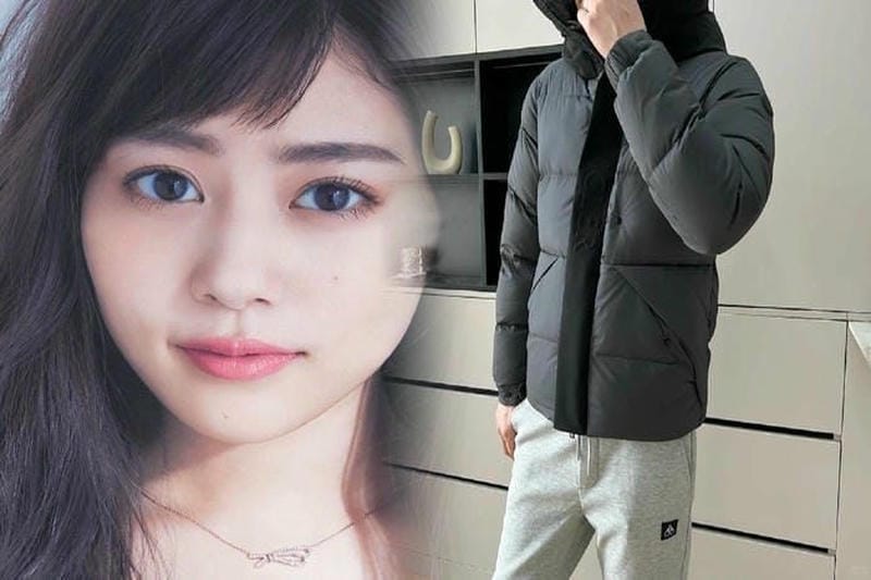 モンクレール タグ 茶色