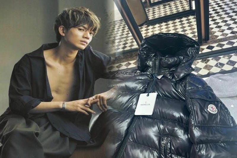 モンクレール 赤 ベスト