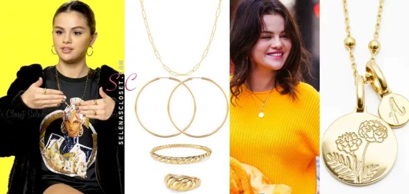 3.3 Selena Gomez × Mejuri（イニシャルネックレス）.webp