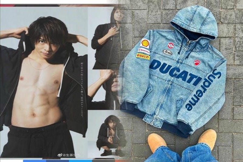 supreme north face パーカー