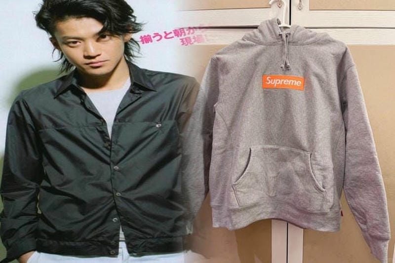 シュプリーム パーカー 川口 春奈