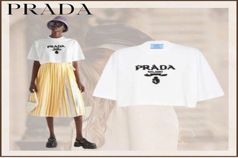PRADA レザー バケットバッグ
