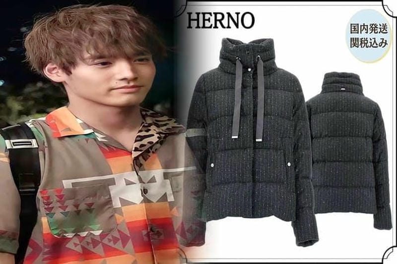 デニムonデニムにウールコートが冬ならではのリッチ感を添える