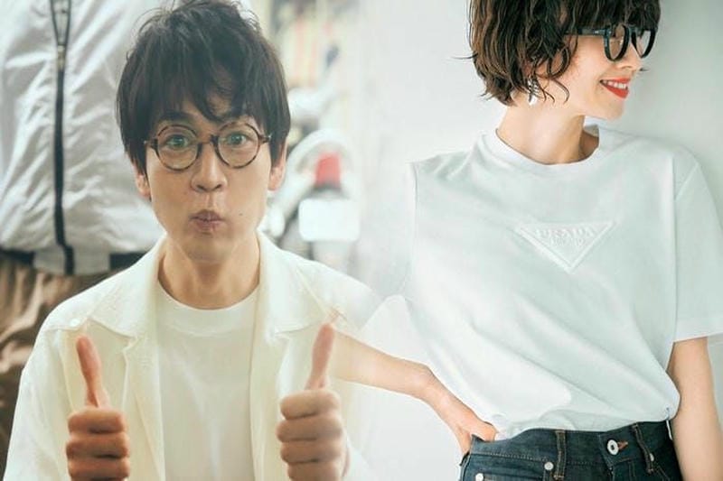 マルニTシャツで作るシンプルで上品な春コーデ