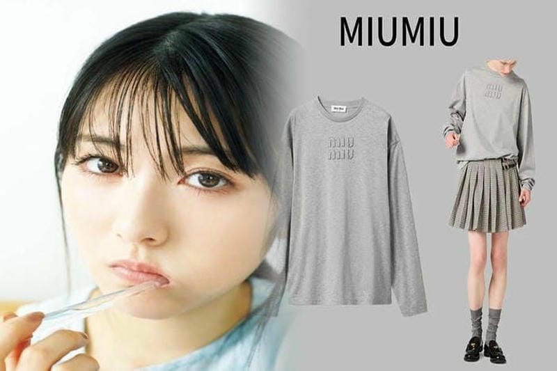 ミュウミュウ×リーバイス®のサステイナブルプロジェクトから、デニムアイテムが登場！