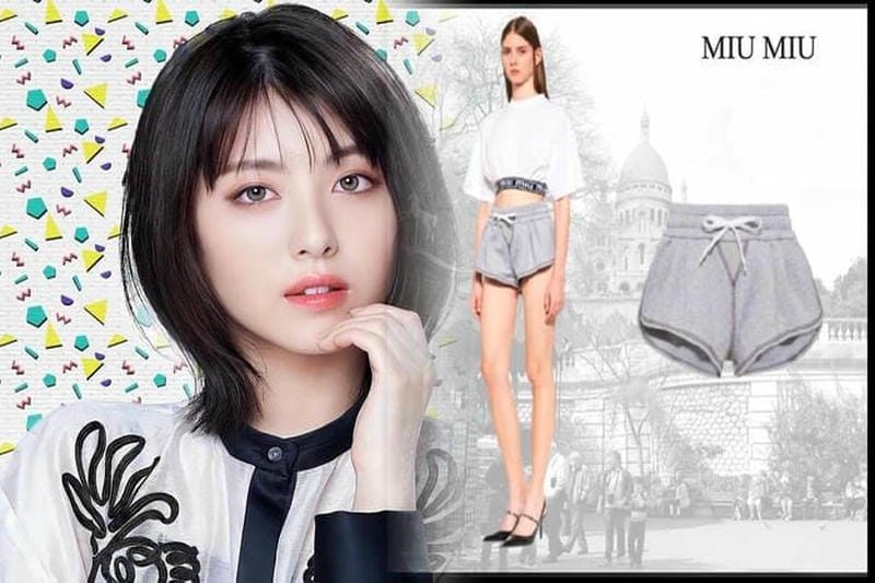 ミュウミュウTシャツで楽しむシンプルエレガンス