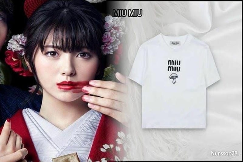 ミュウミュウ 限定のTシャツが発売中