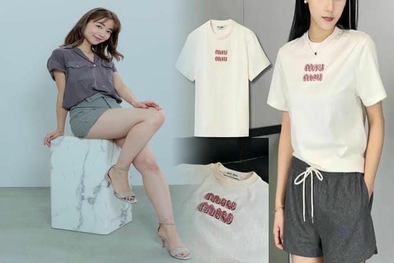Miu Miu Tシャツで作るトレンドコーディネート術