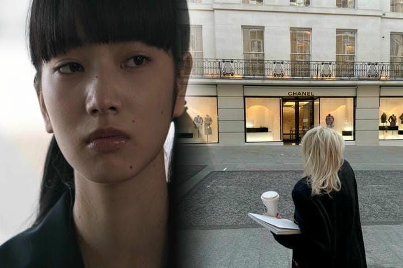 バレンシアガの新作レディースウェア、を描いたTシャツ＆フーディ