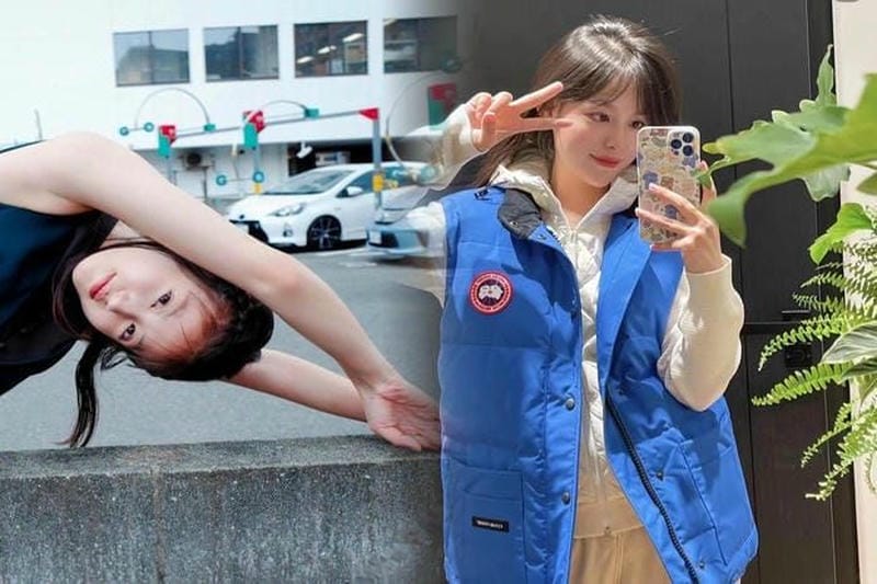 カナダ グース 迷彩 青